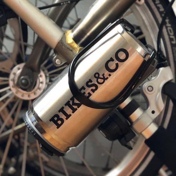 Bike coffee flask and cage