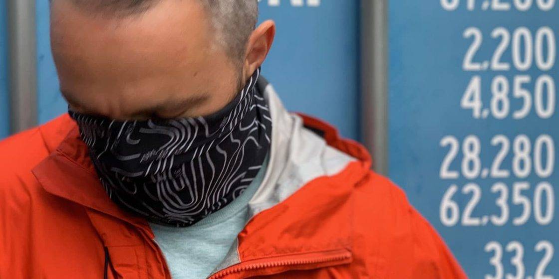 Cycling scarf tube face scarf