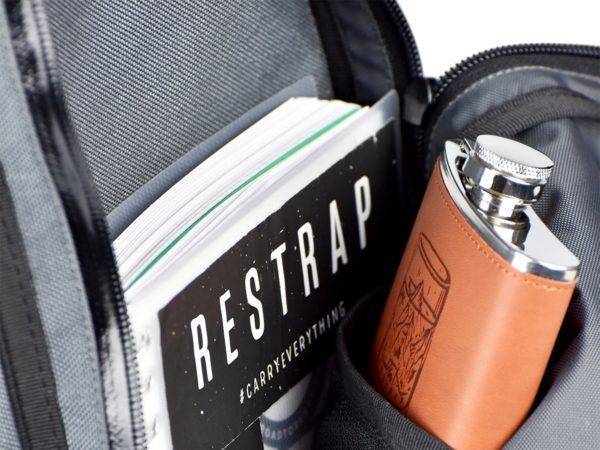 Restrap rucksack inside