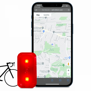 Bike GPS tracker and LED rear light