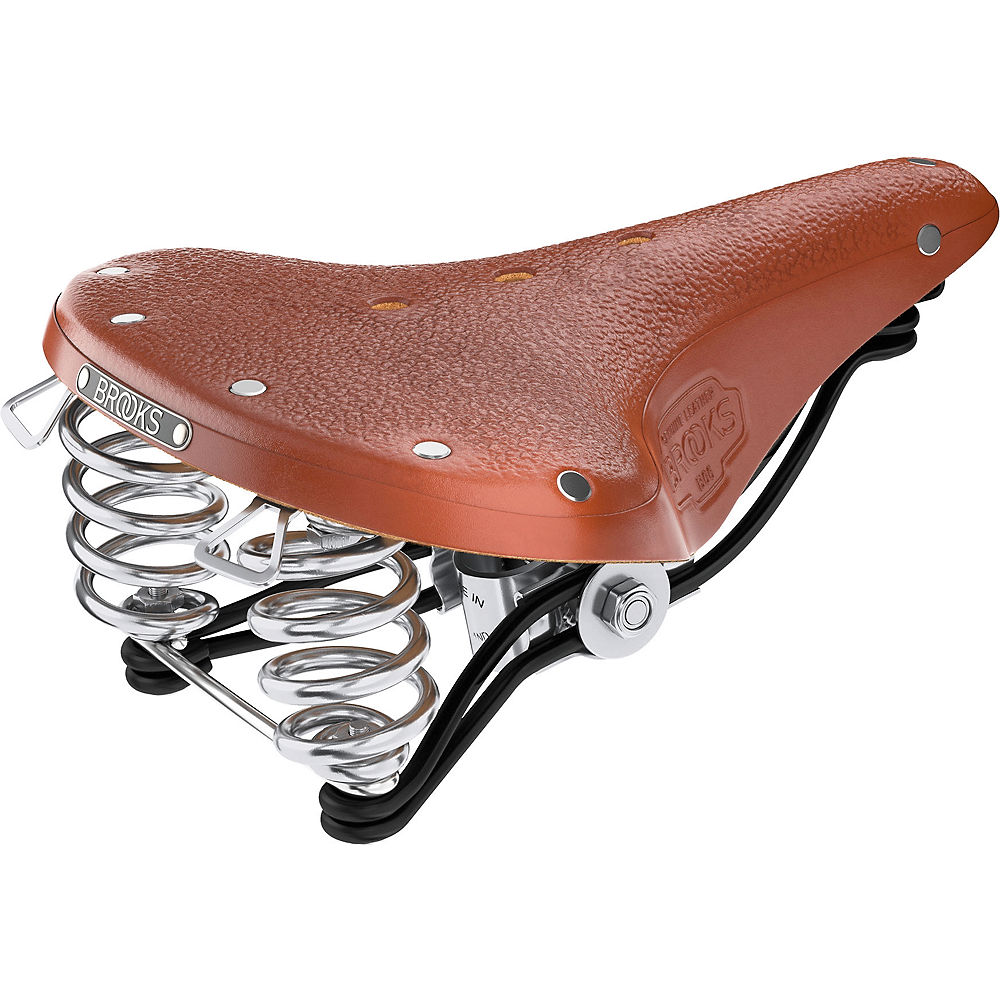 Brooks England B66 Saddle - Honey - W 205mm}, Honey